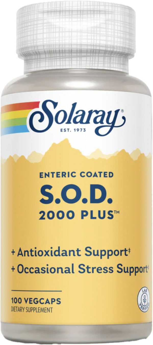 S.O.D 2000 Plus TM - 100 Vegcaps (Solaray)