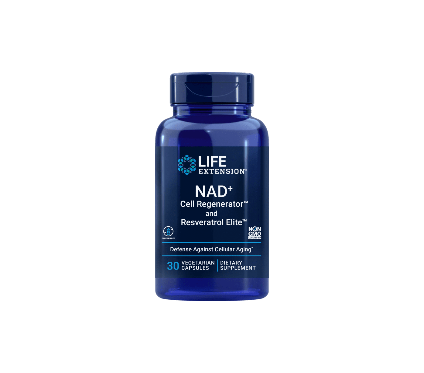 NAD+ Cell Regenerator y Resveratrol Elite 30 Caps. (Life Extension)